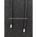 Men's Knitted Cotton Textured Thread Hoodie